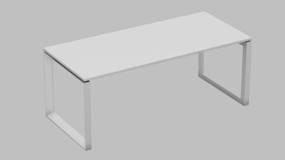Trilogy office desk in metal legs