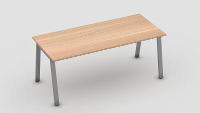 Trapezium leg office desk
