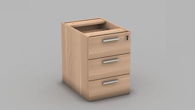 Hanging pedestal and mobile pedestal in 3D or 1D1F