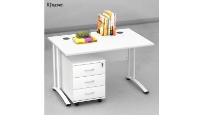Office desk with cantilever legs