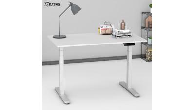 Simple office desk that can be raised or lowered