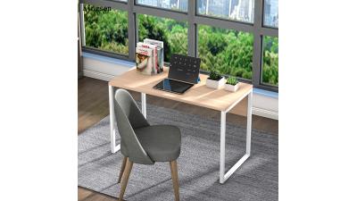 Desk with metal feet