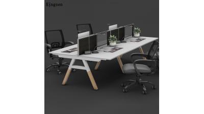 4 seats workbench office desk computer desk